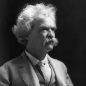 Retrato de  Mark Twain
