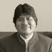 Retrato de  Evo Morales Ayma