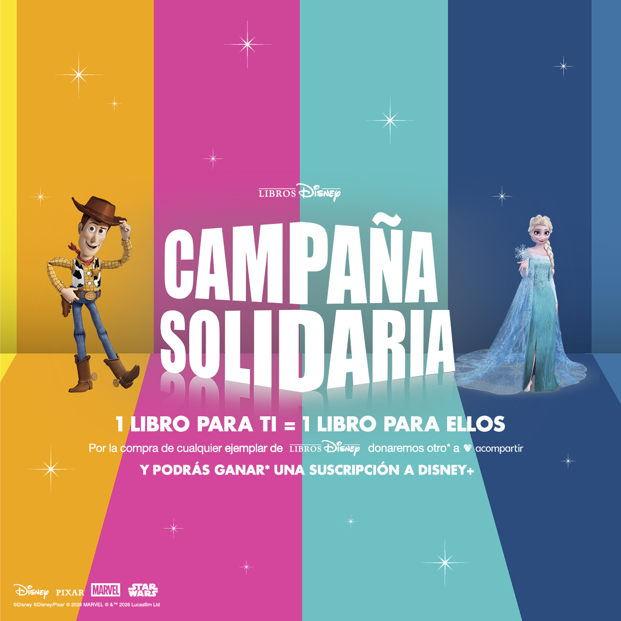 Banner Marzo 2026 - Campaña solidaria Disney
