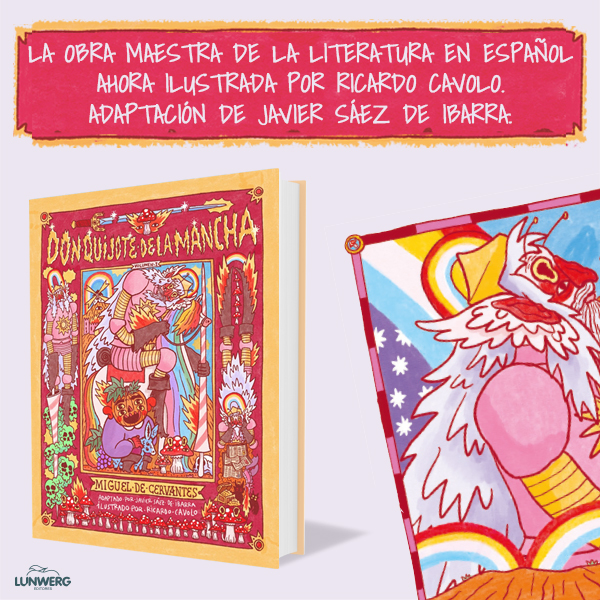 Banner Don Quijote de la Mancha I Ricardo Cavolo y Javier Sáez de Ibarra