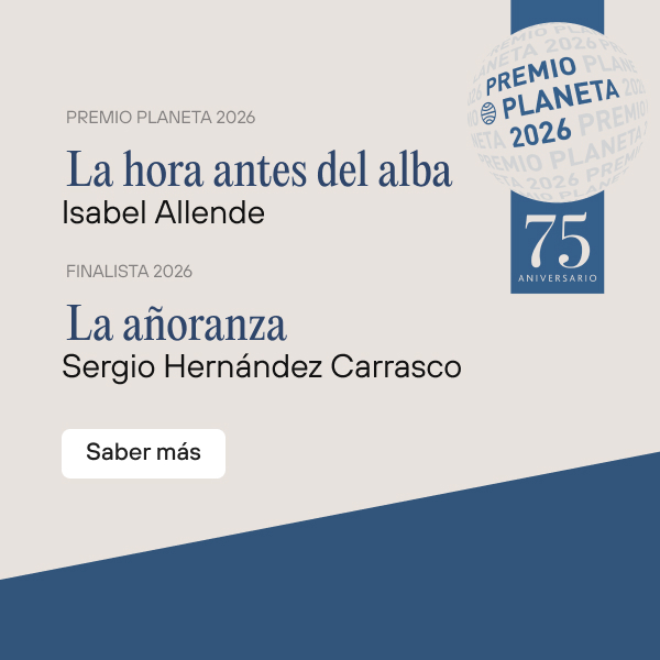 Banner Octubre 2026 - Banner ganadora y finalista Premio Planeta 2026 75 aniv
