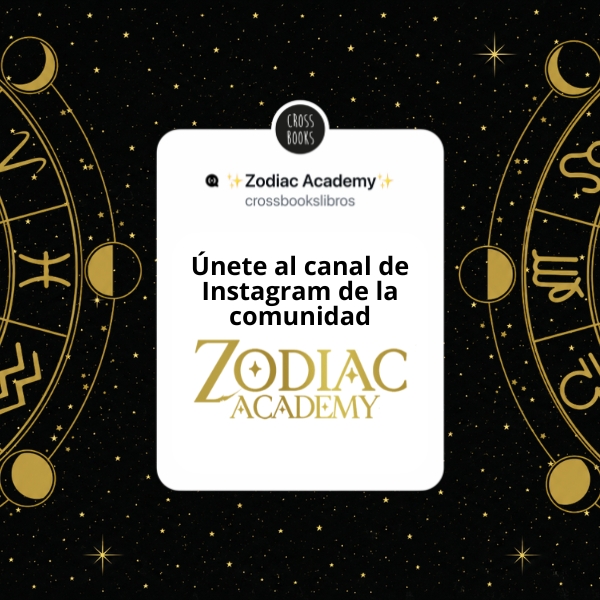 Banner Banner comunidad Zodiac Academy en redes sociales
