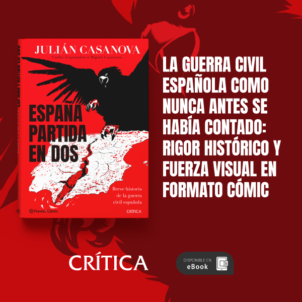 Banner banner España partida en dos