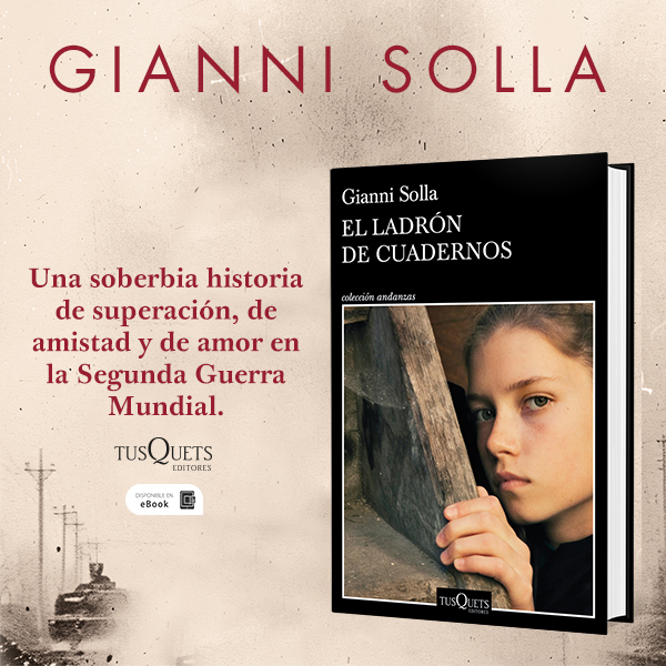 Banner El ladrón de cuadernos de Gianni Solla,