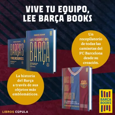 Banner Descubre la colección Barça Books