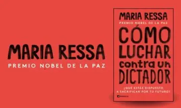 Imagen articulo: Maria Ressa, Nobel de la Paz , publica su nuevo libro 'Cómo luchar contra un dictador'