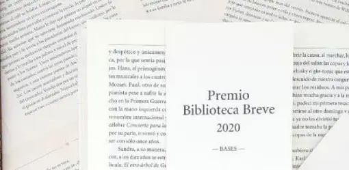 Imagen articulo: Abierta la convocatoria del Premio Biblioteca Breve 2020