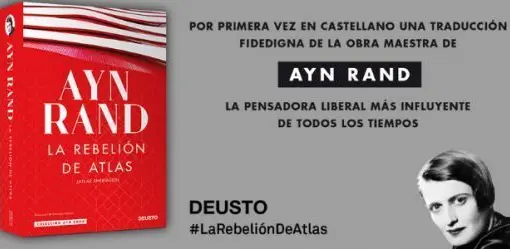 Imagen articulo: ¿Por qué es tan clave la traducción de 'La rebelión de Atlas', la obra maestra de Ayn Rand?
