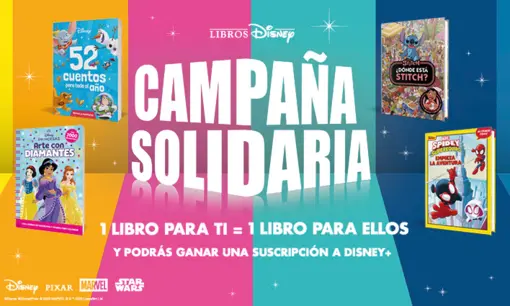 Imagen articulo: Leyendo juntos cambiamos la historia, únete a la Campaña Solidaria Disney 2026