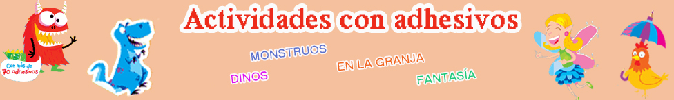 Actividades con adhesivos