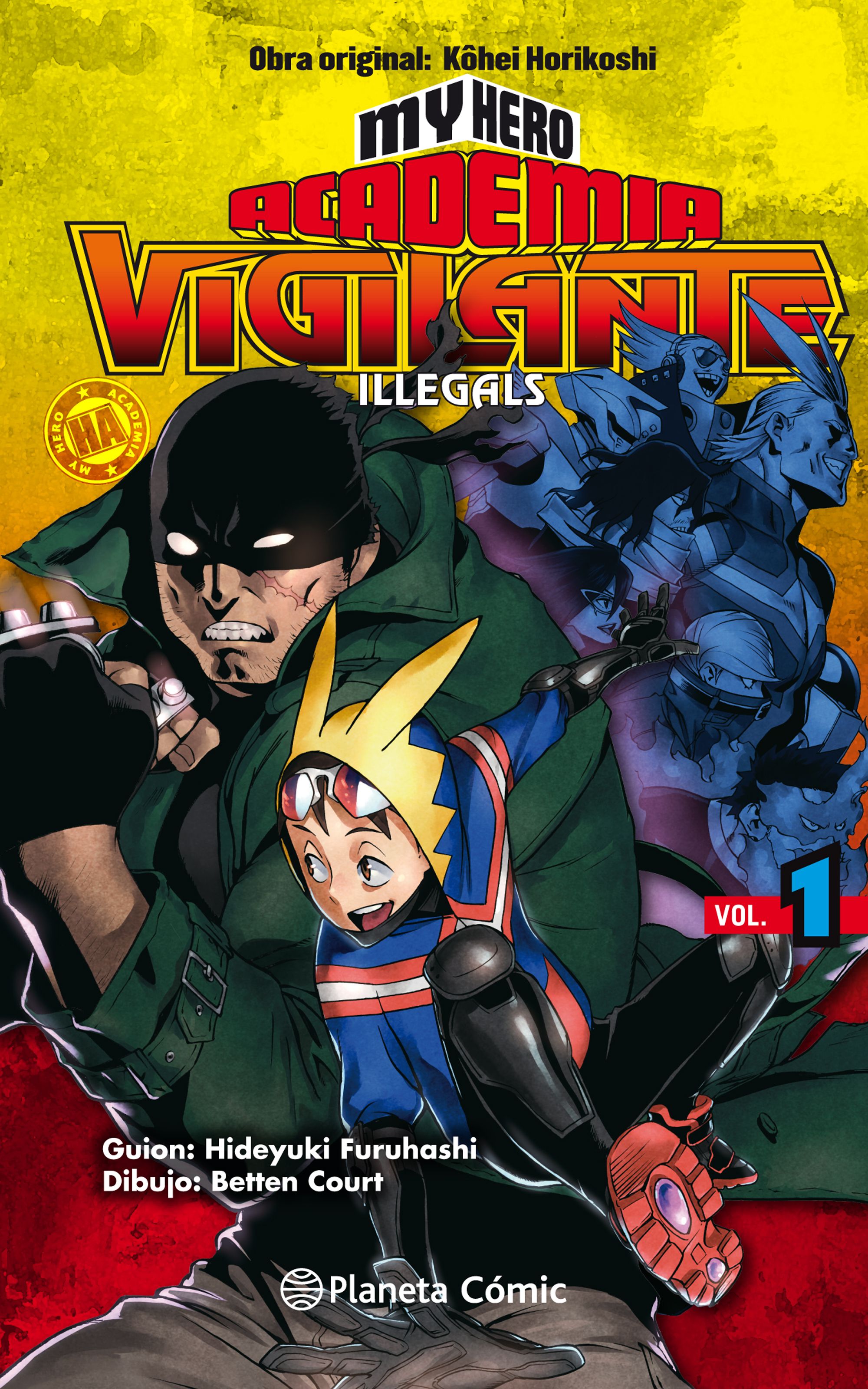 Portada My Hero Academia Vigilante Illegals nº 01/15