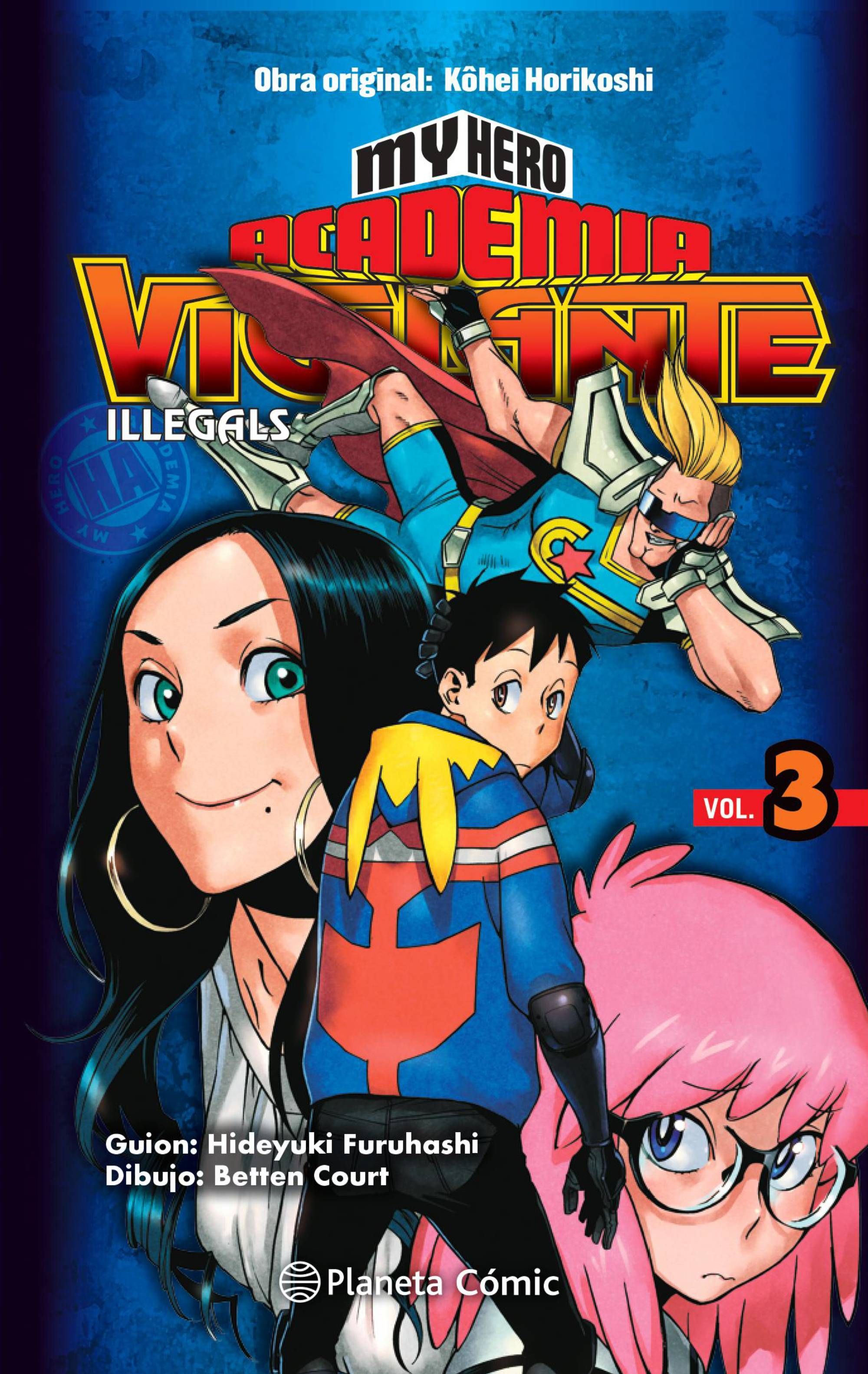 Portada My Hero Academia Vigilante Illegals nº 03/15
