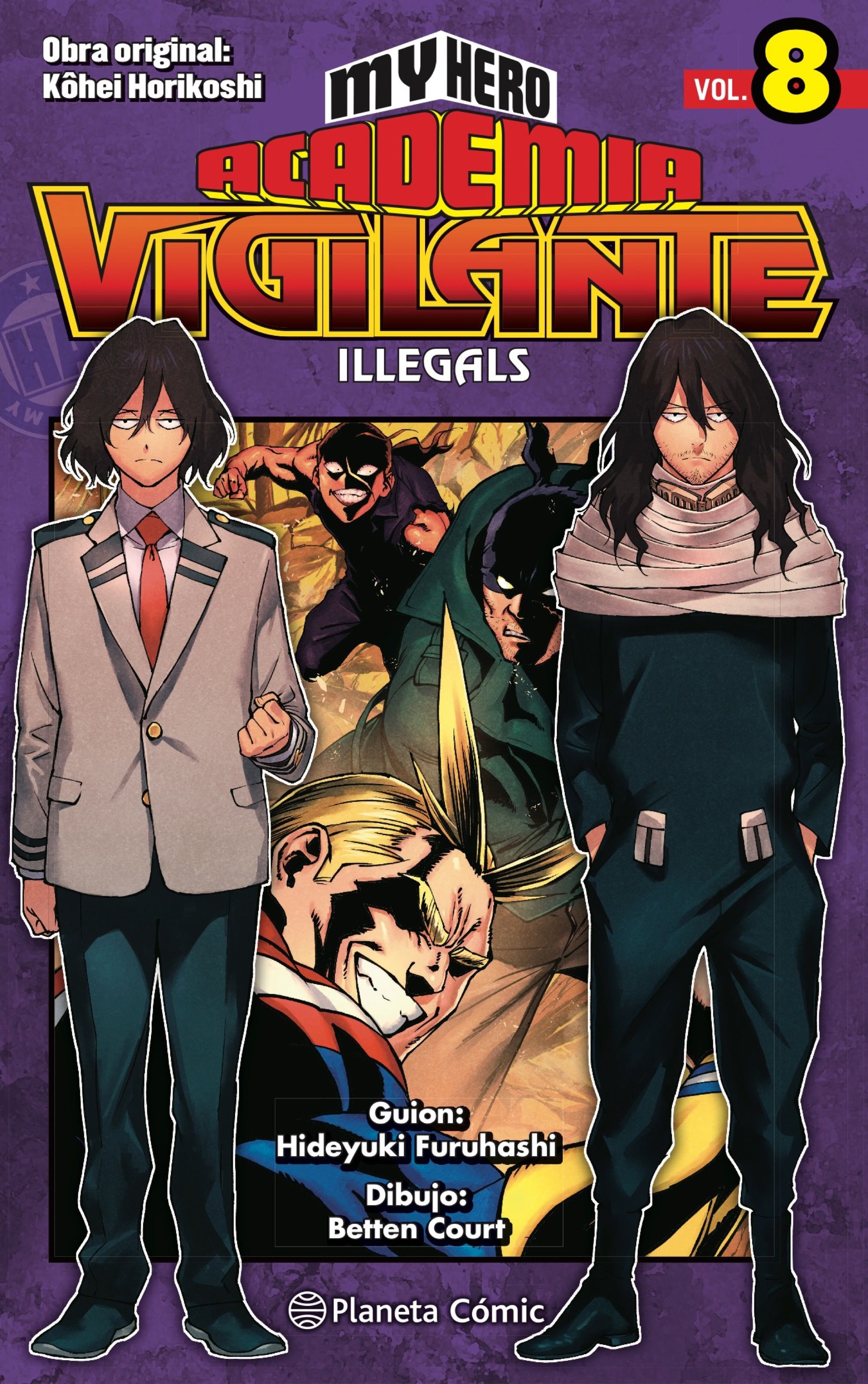 Portada My Hero Academia Vigilante Illegals nº 08/15