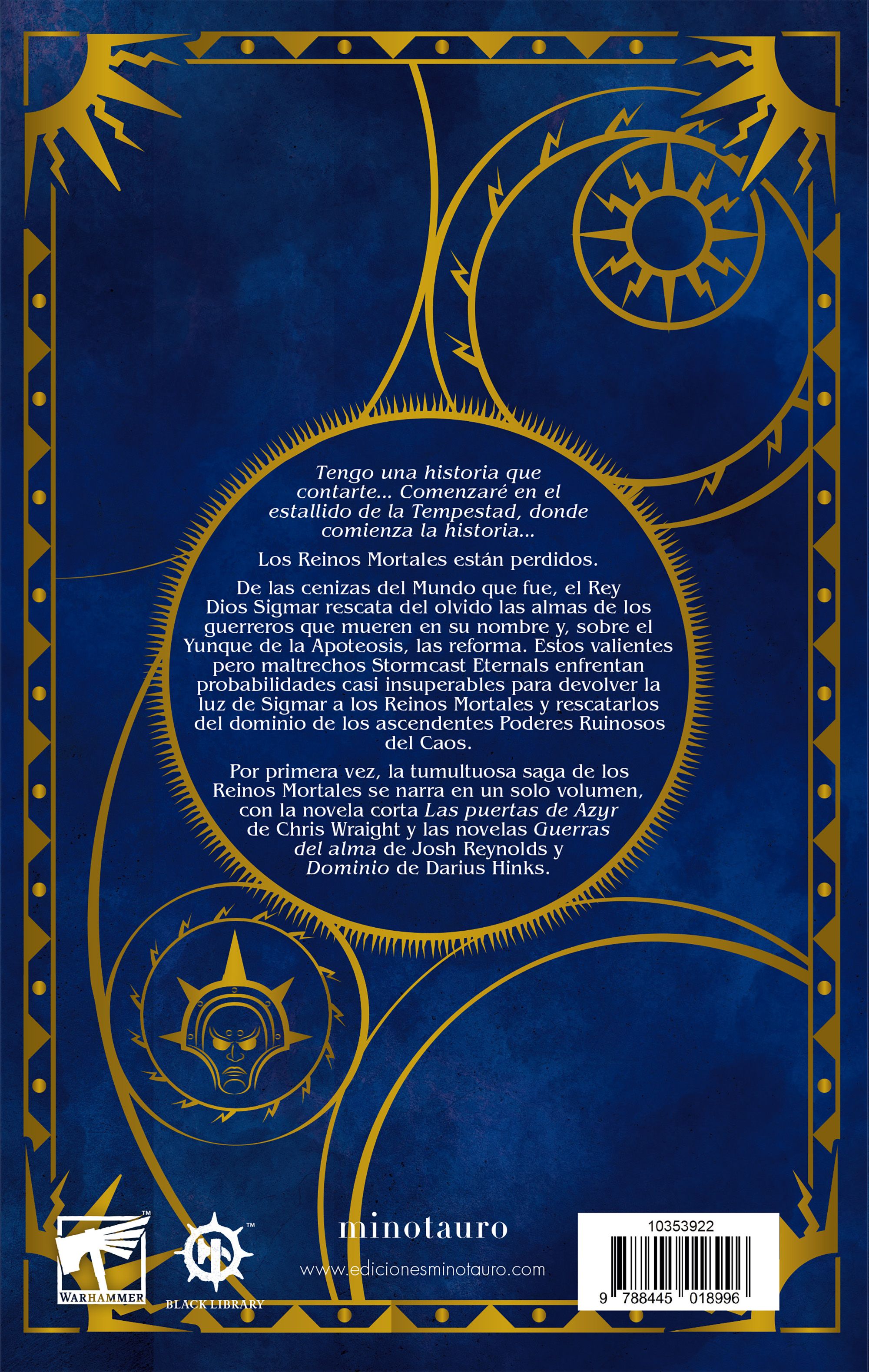 Miniatura contraportada Warhammer Guerra por los Reinos Mortales Omnibus