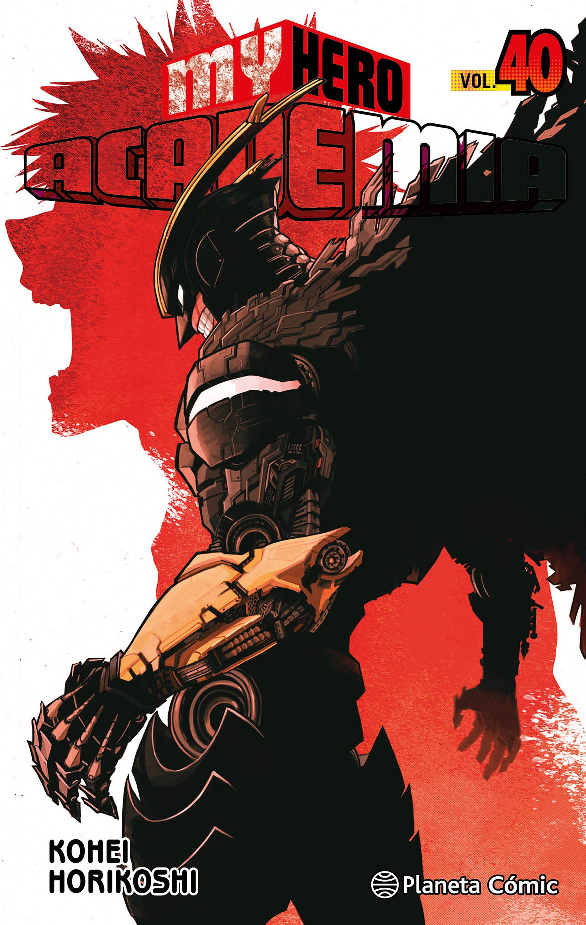 Portada My Hero Academia nº 40