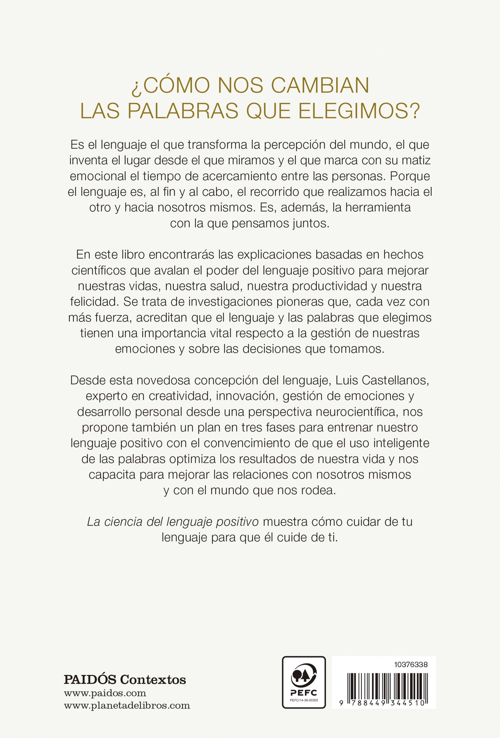 Miniatura contraportada La ciencia del lenguaje positivo