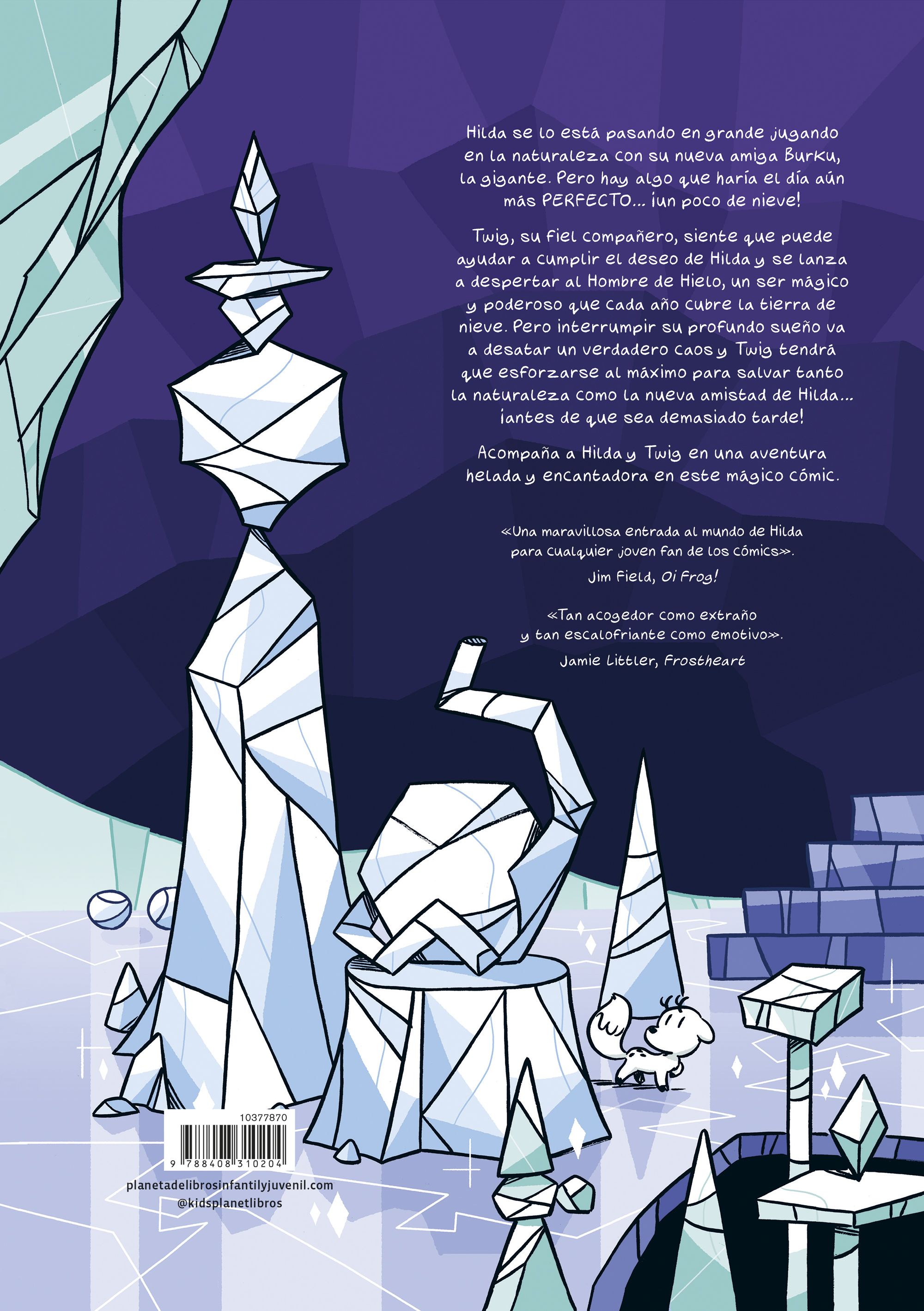 Miniatura contraportada Hilda & Twig 2. Hilda y Twig despiertan al Hombre de Hielo