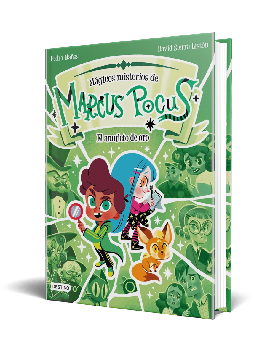 Miniatura portada 3d Marcus Pocus. Mágicos misterios 1. El amuleto de oro