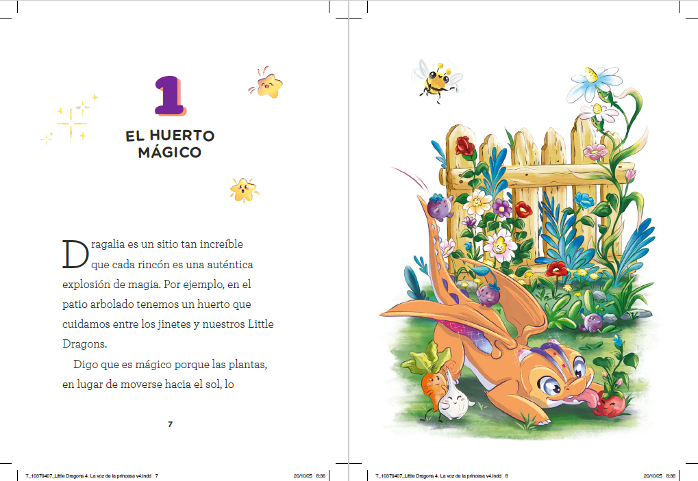 Portada Little Dragons 4. La voz de la princesa 0