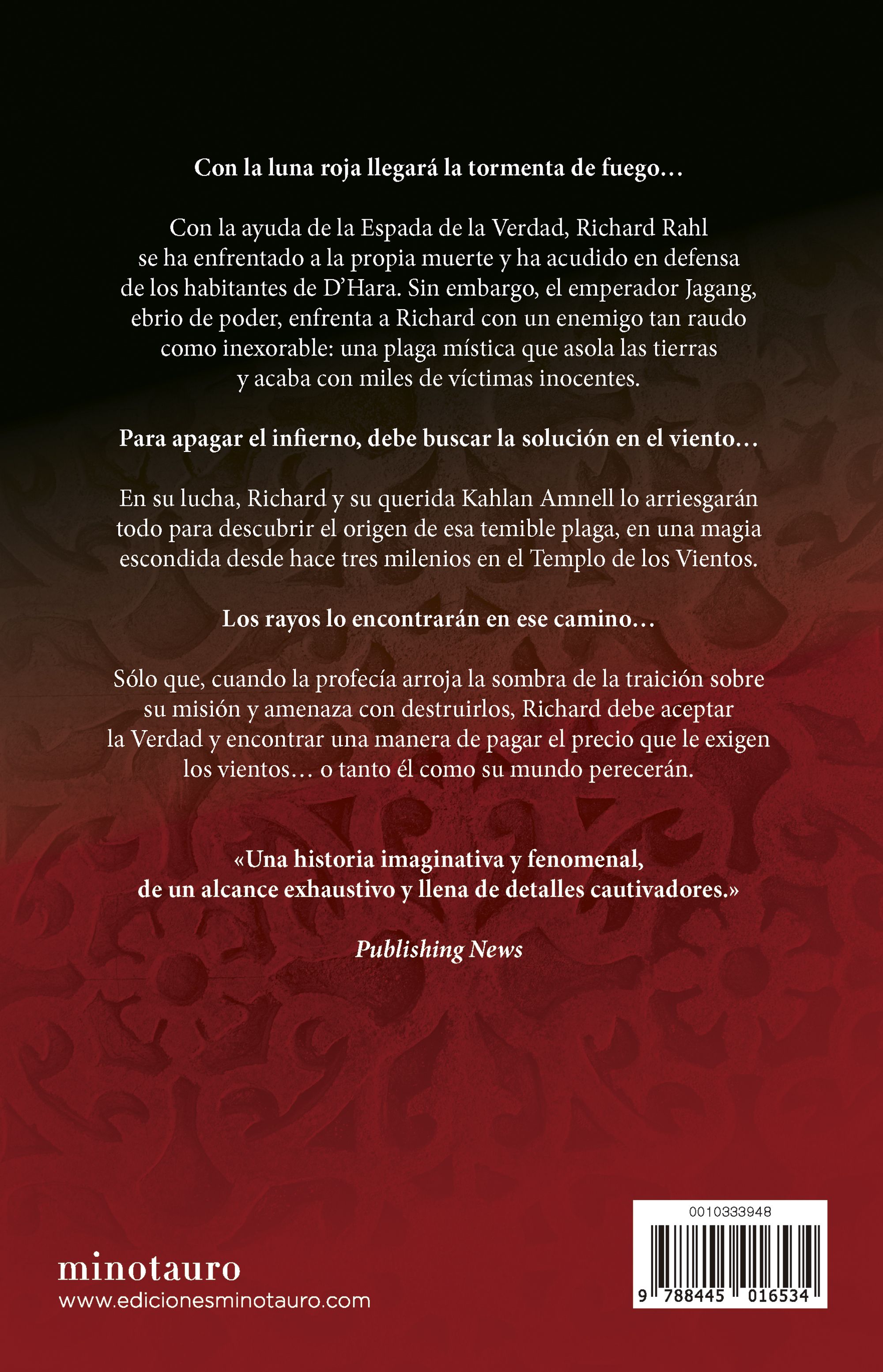 Miniatura contraportada La Espada de la Verdad nº 04/17 El Templo de los Vientos