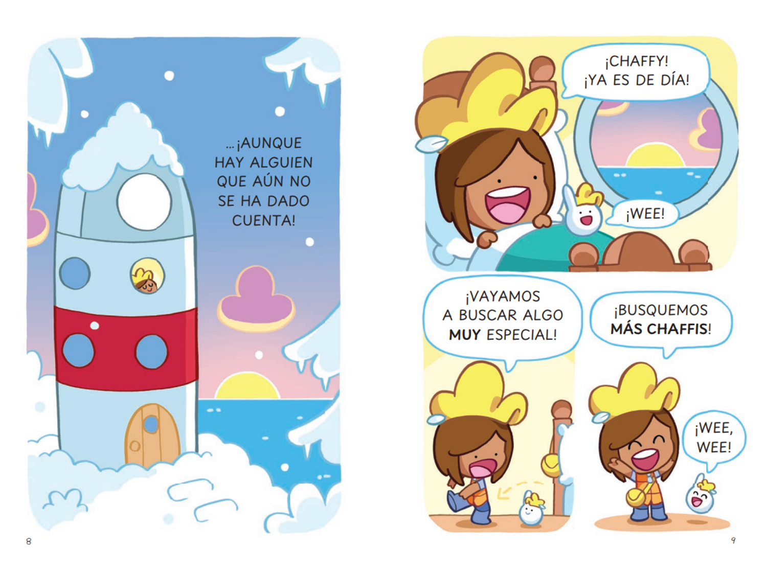 Portada Max & Chaffy 3. ¡La búsqueda del chaffy de hielo! 1