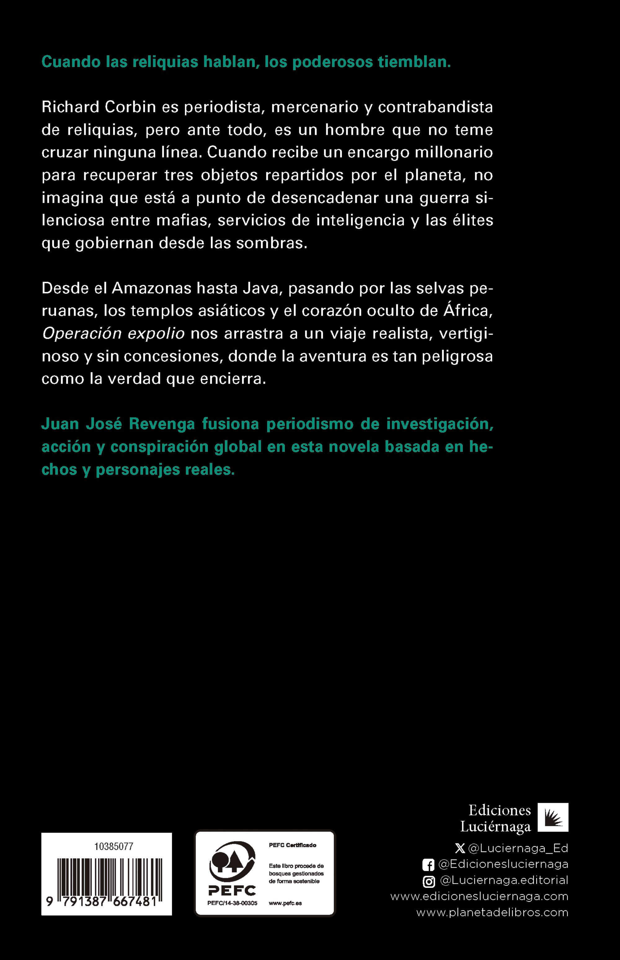 Miniatura contraportada Operación expolio