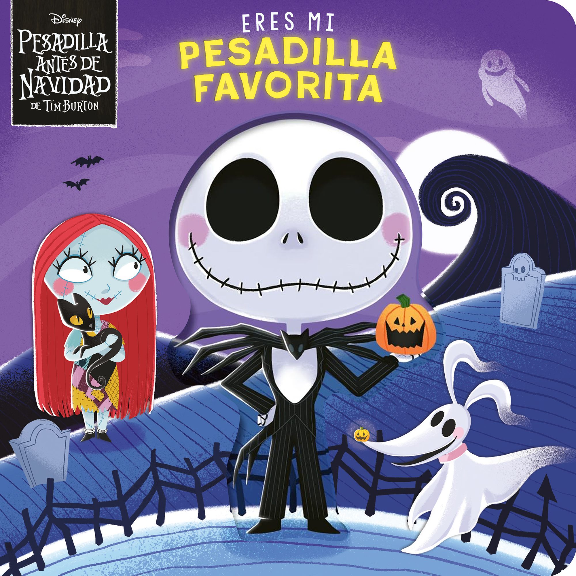 Portada Eres mi pesadilla favorita. Libro de cartón con troqueles