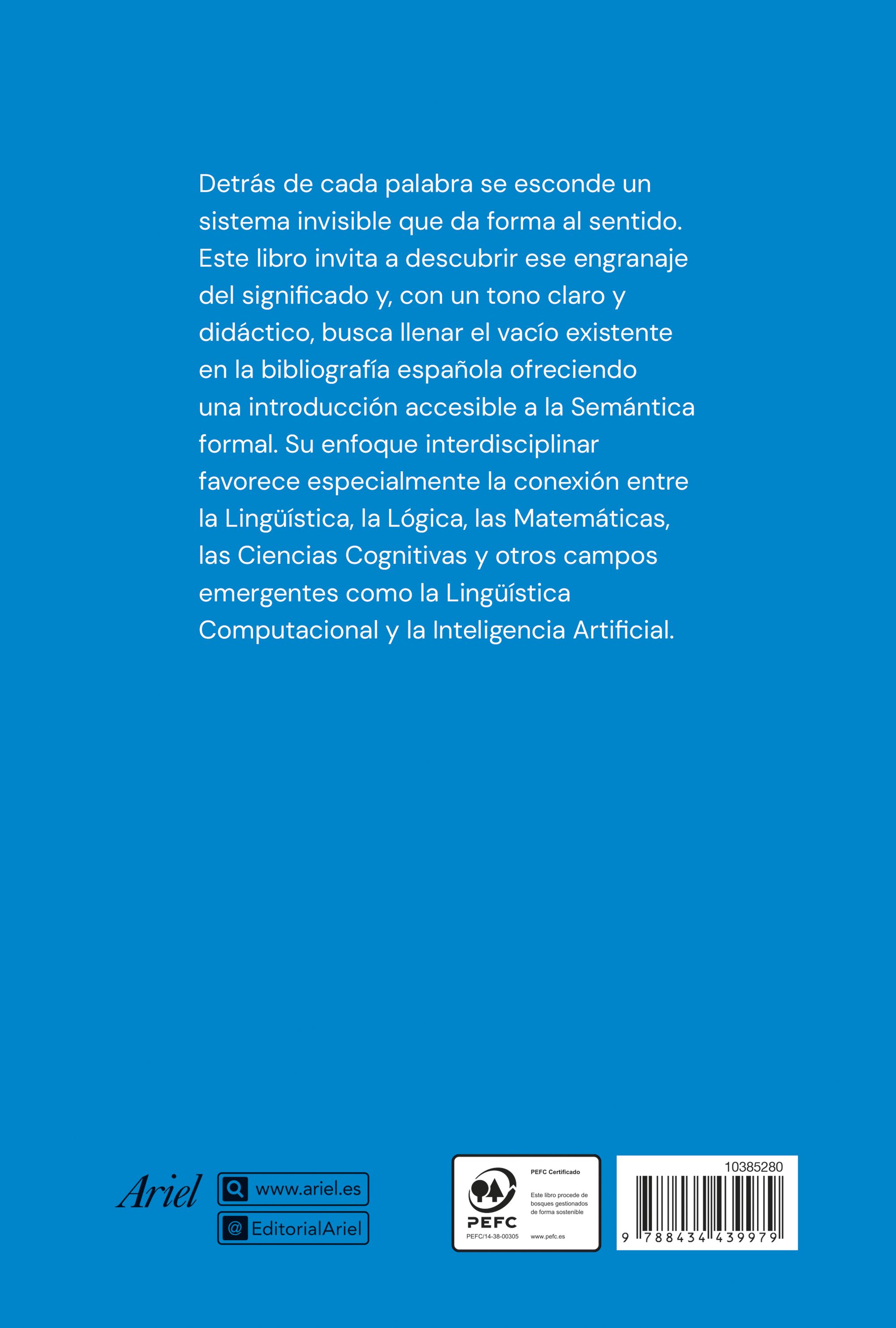 Miniatura contraportada Fundamentos de semántica composicional
