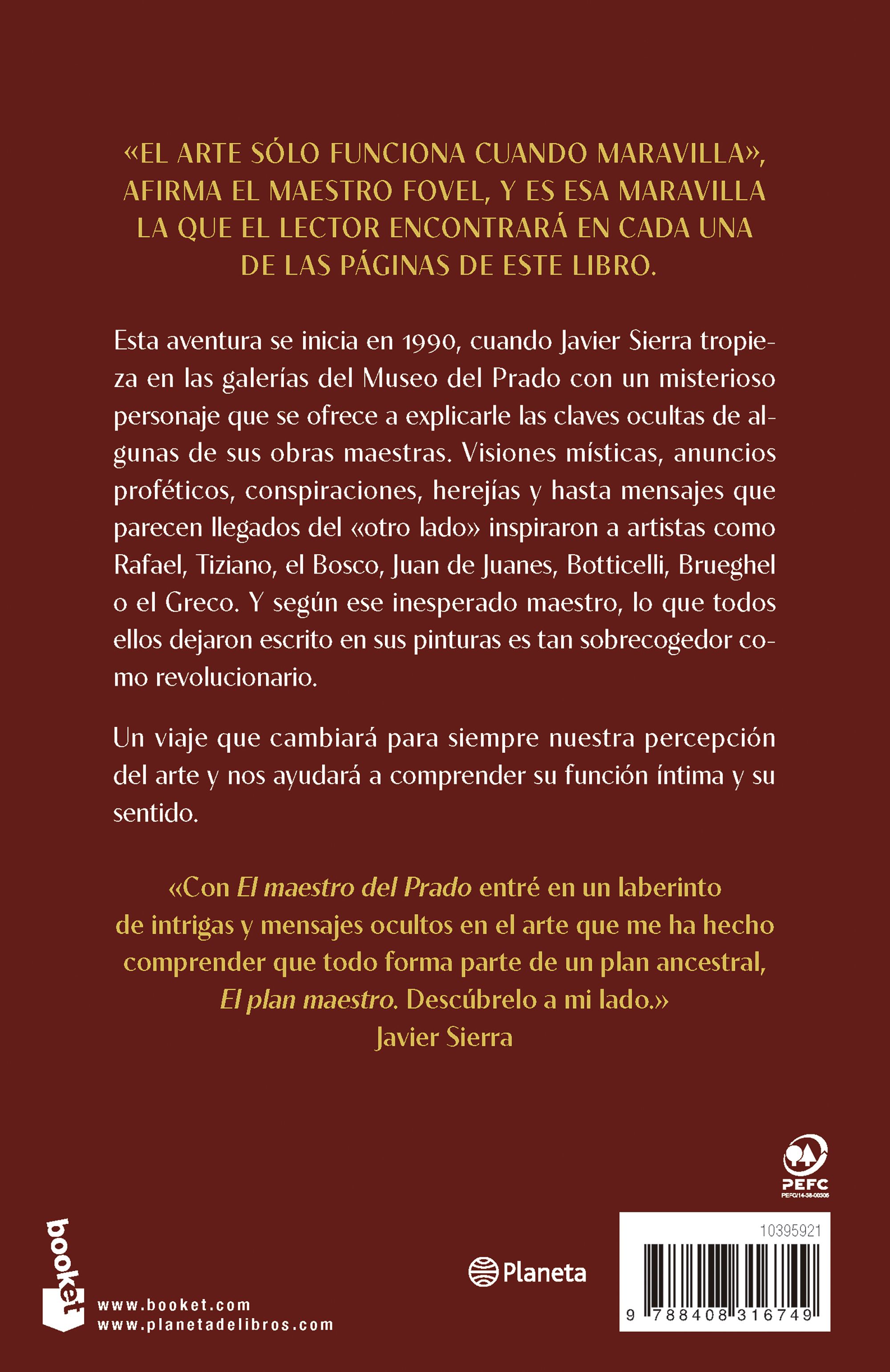 Miniatura contraportada El maestro del Prado