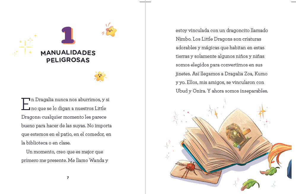 Portada Little dragons 5. El lío de los inventos 0