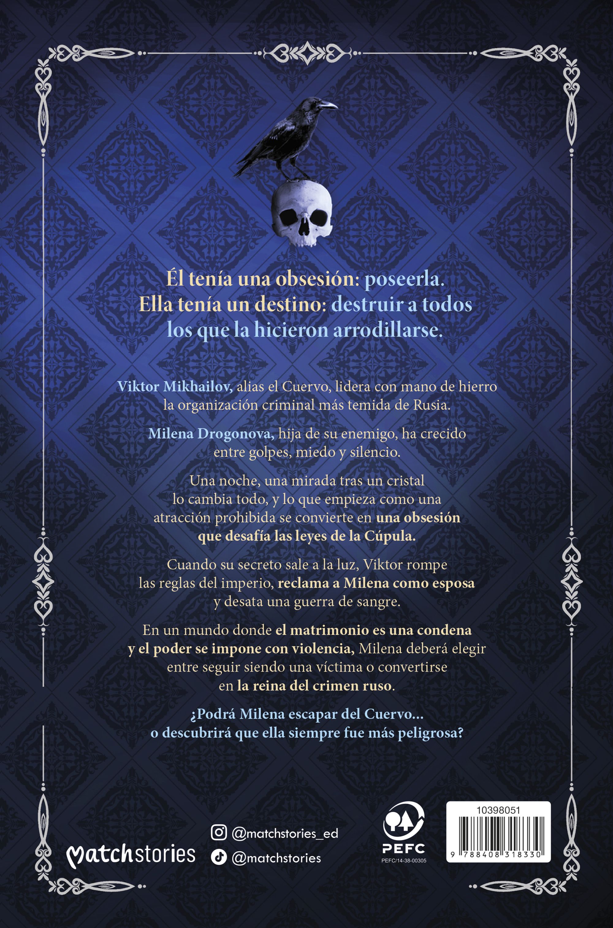 Miniatura contraportada Viktor Mikhailov. El Cuervo