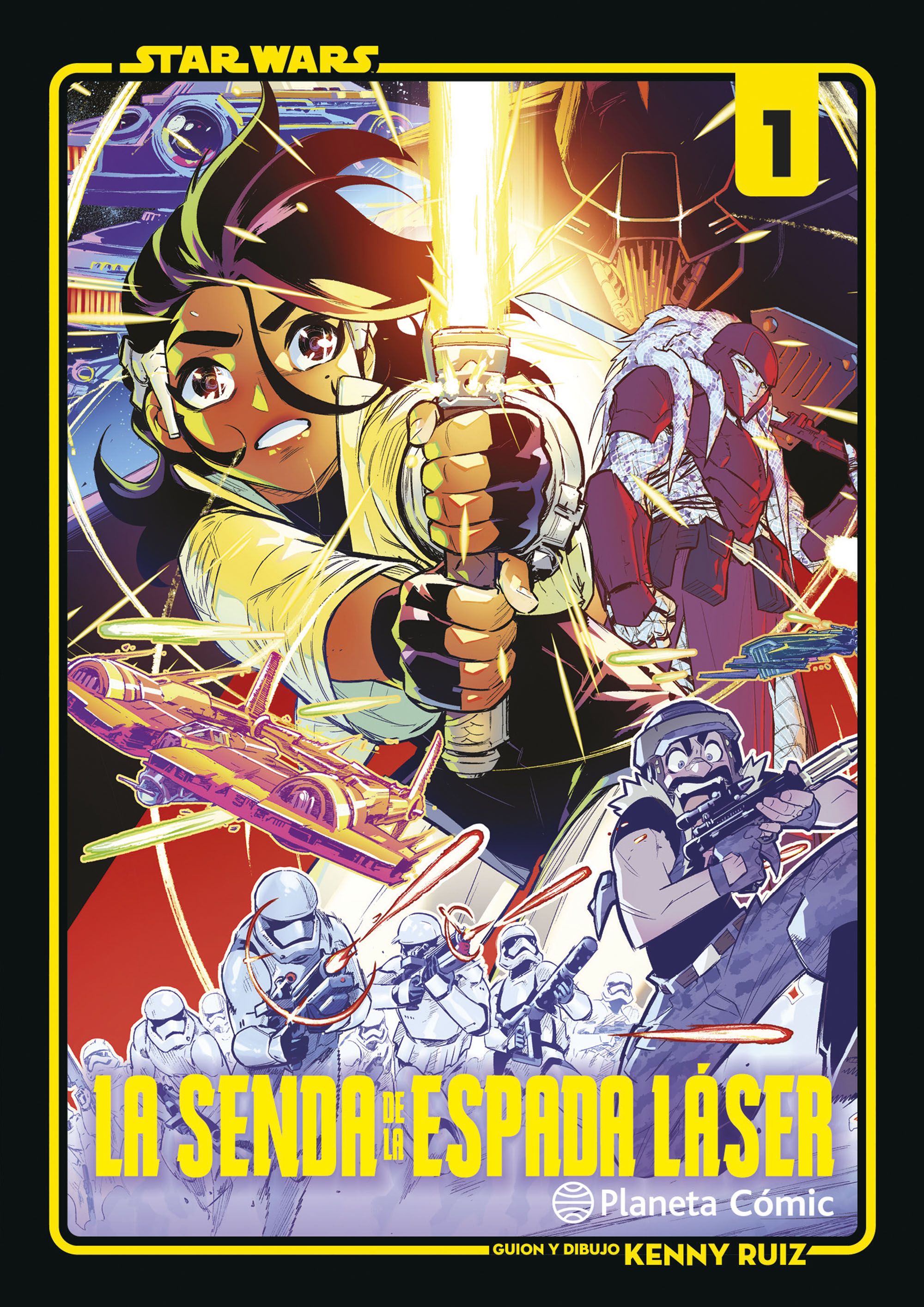 Portada Star Wars. La senda de la espada láser nº 01 (manga)