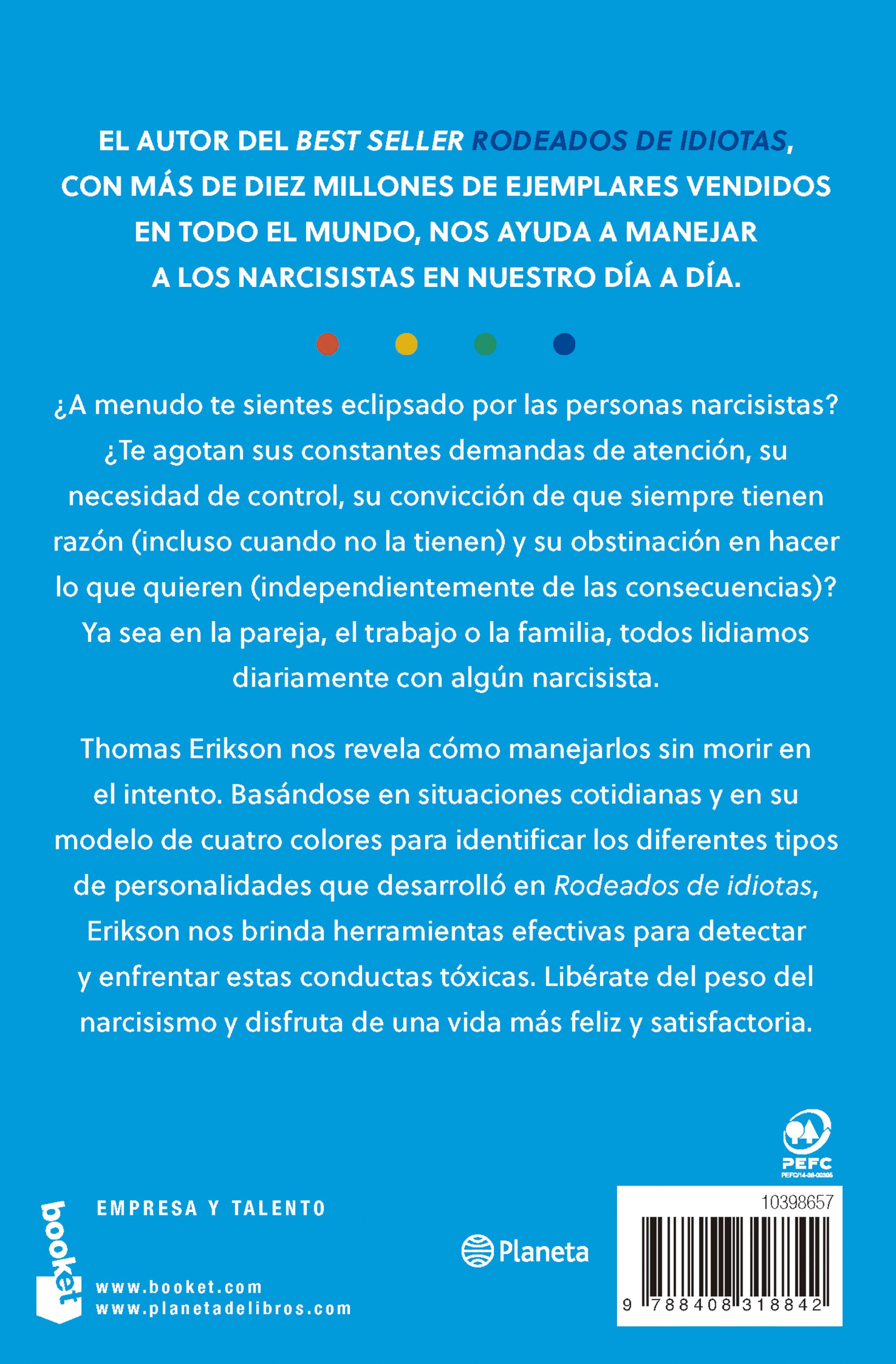Miniatura contraportada Rodeados de narcisistas