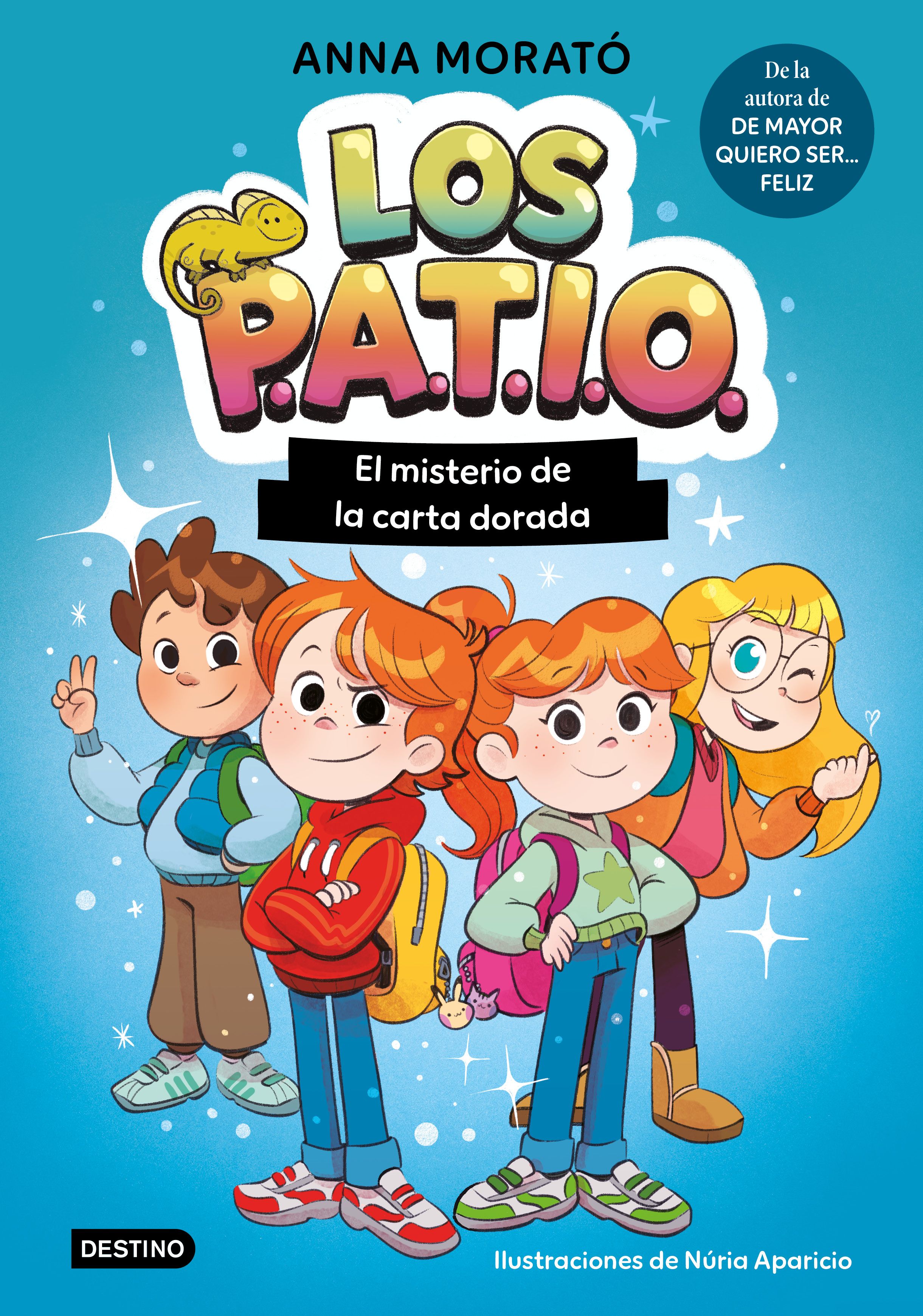 Portada Los PATIO 1. El misterio de la carta dorada