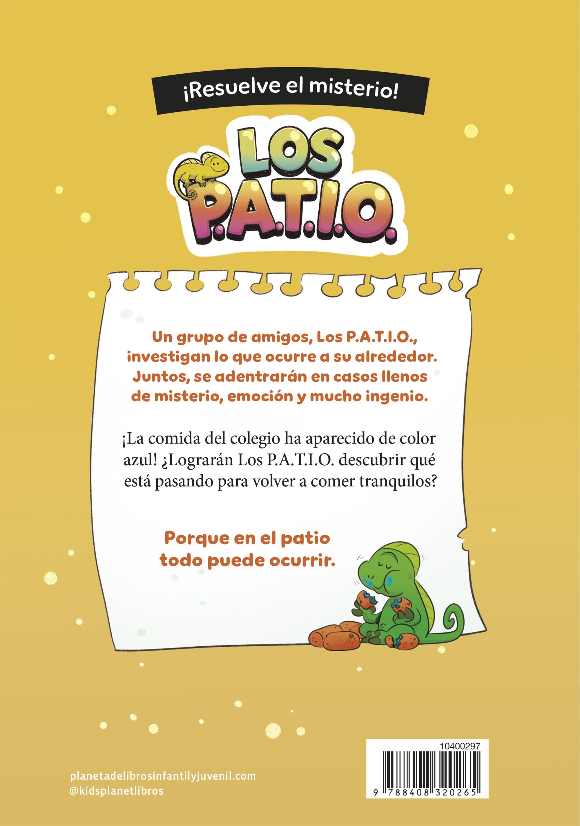 Miniatura contraportada Los PATIO 2. El caso de las croquetas azules