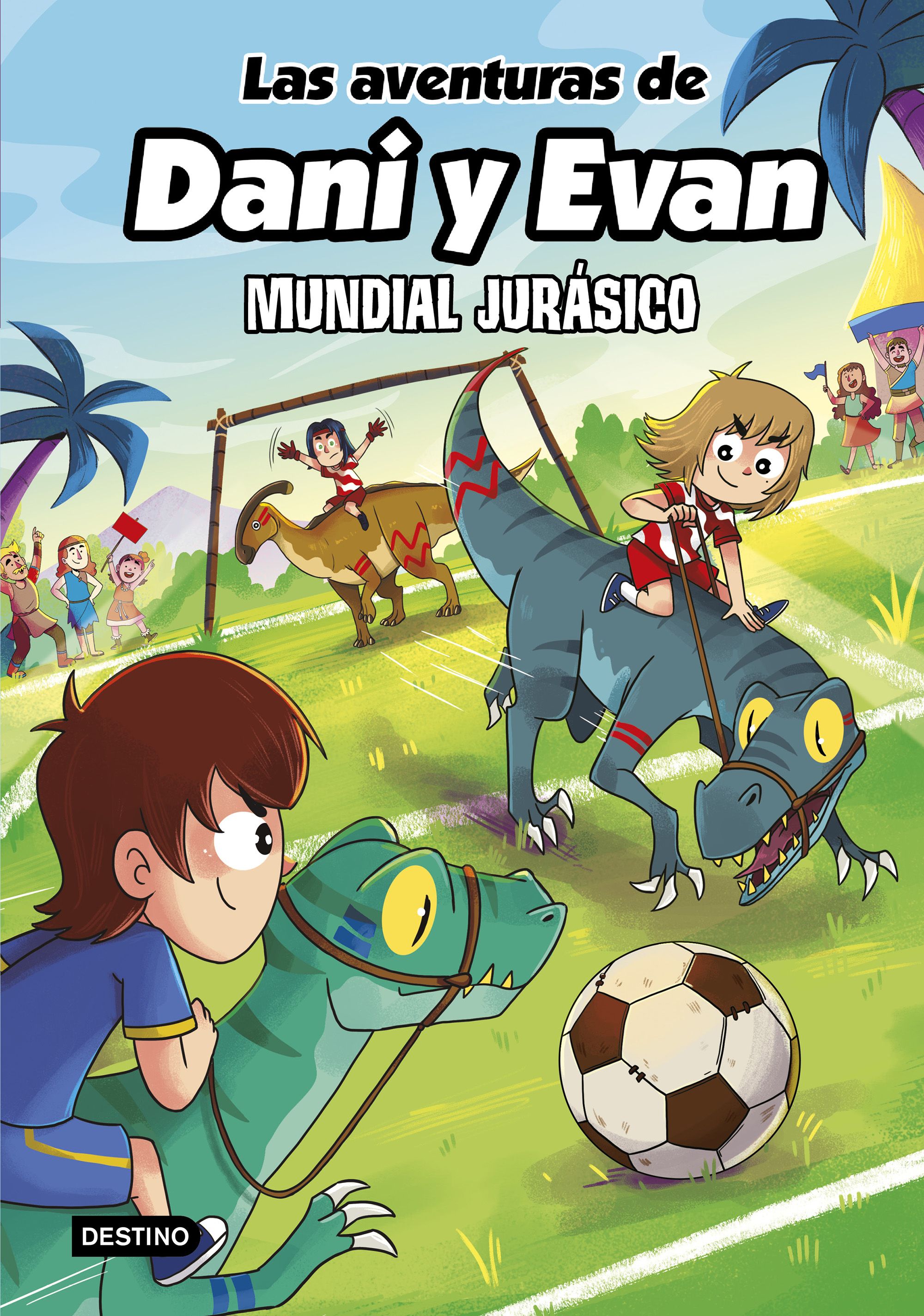 Portada Las aventuras de Dani y Evan 15. Mundial jurásico