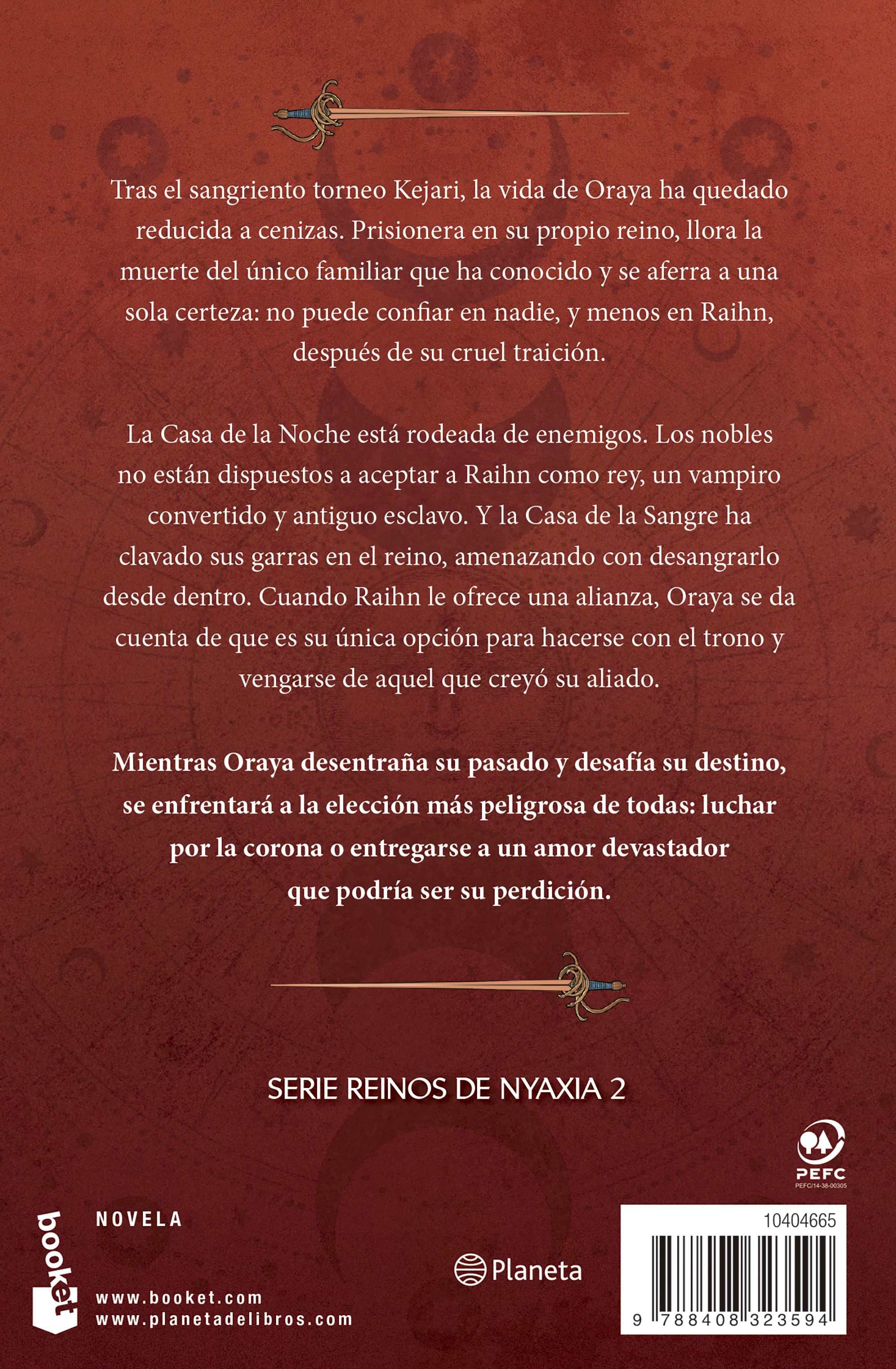 Miniatura contraportada Las cenizas y el rey maldito