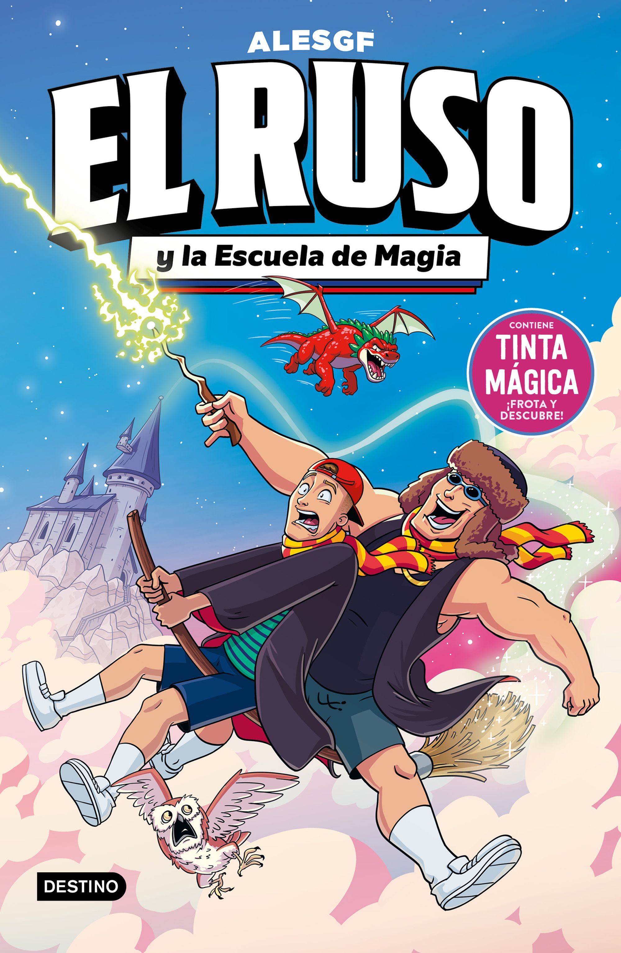 Portada El Ruso 4. El Ruso y la escuela de magia