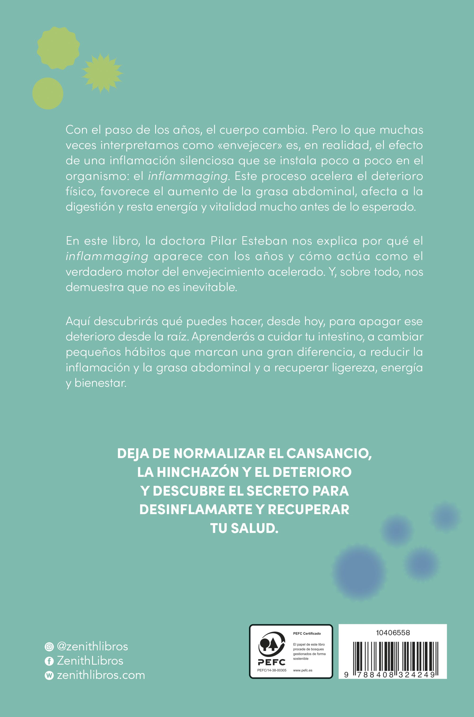 Miniatura contraportada Adiós a la inflamación que te envejece