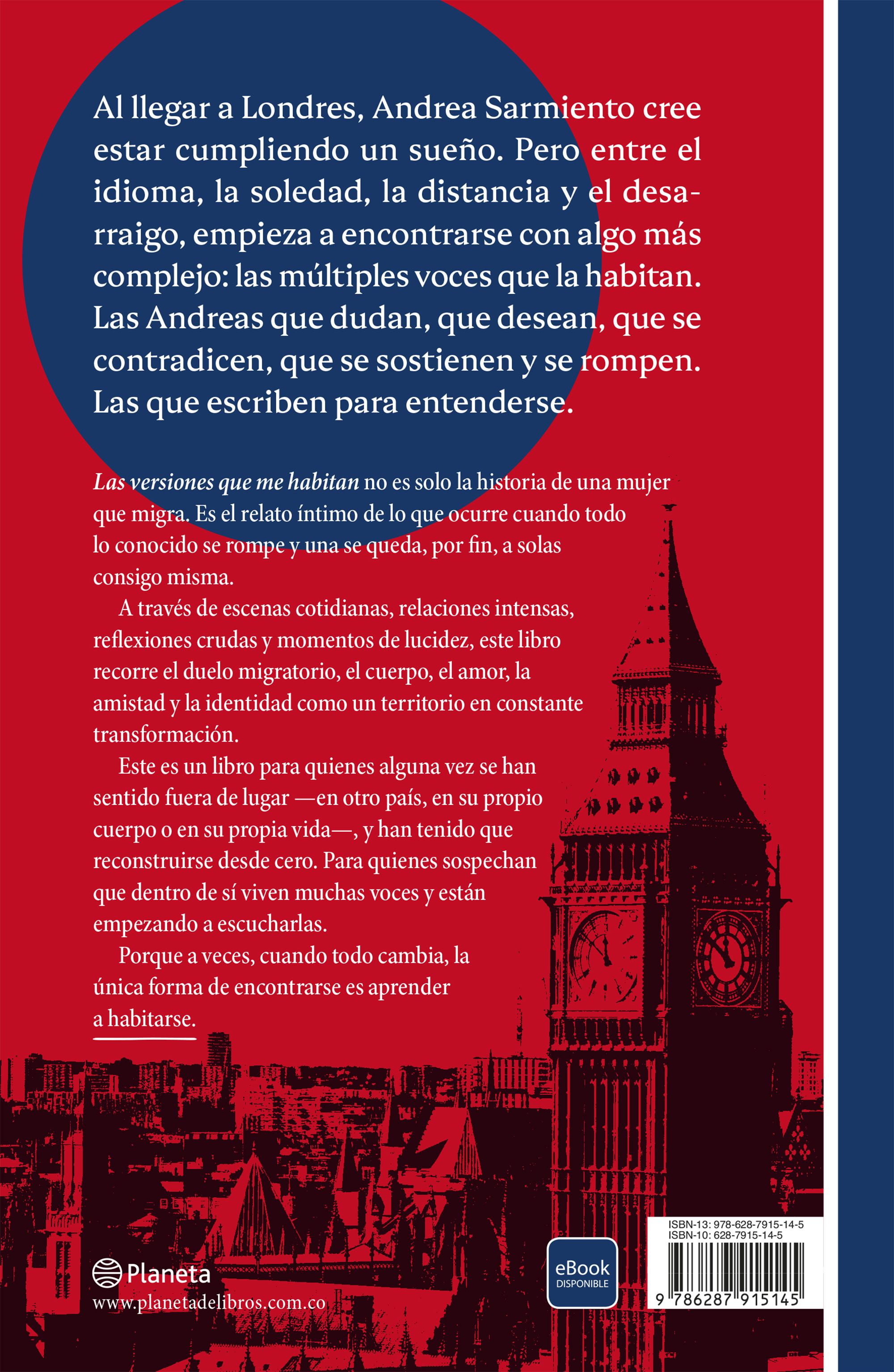 Miniatura contraportada Las versiones que me habitan