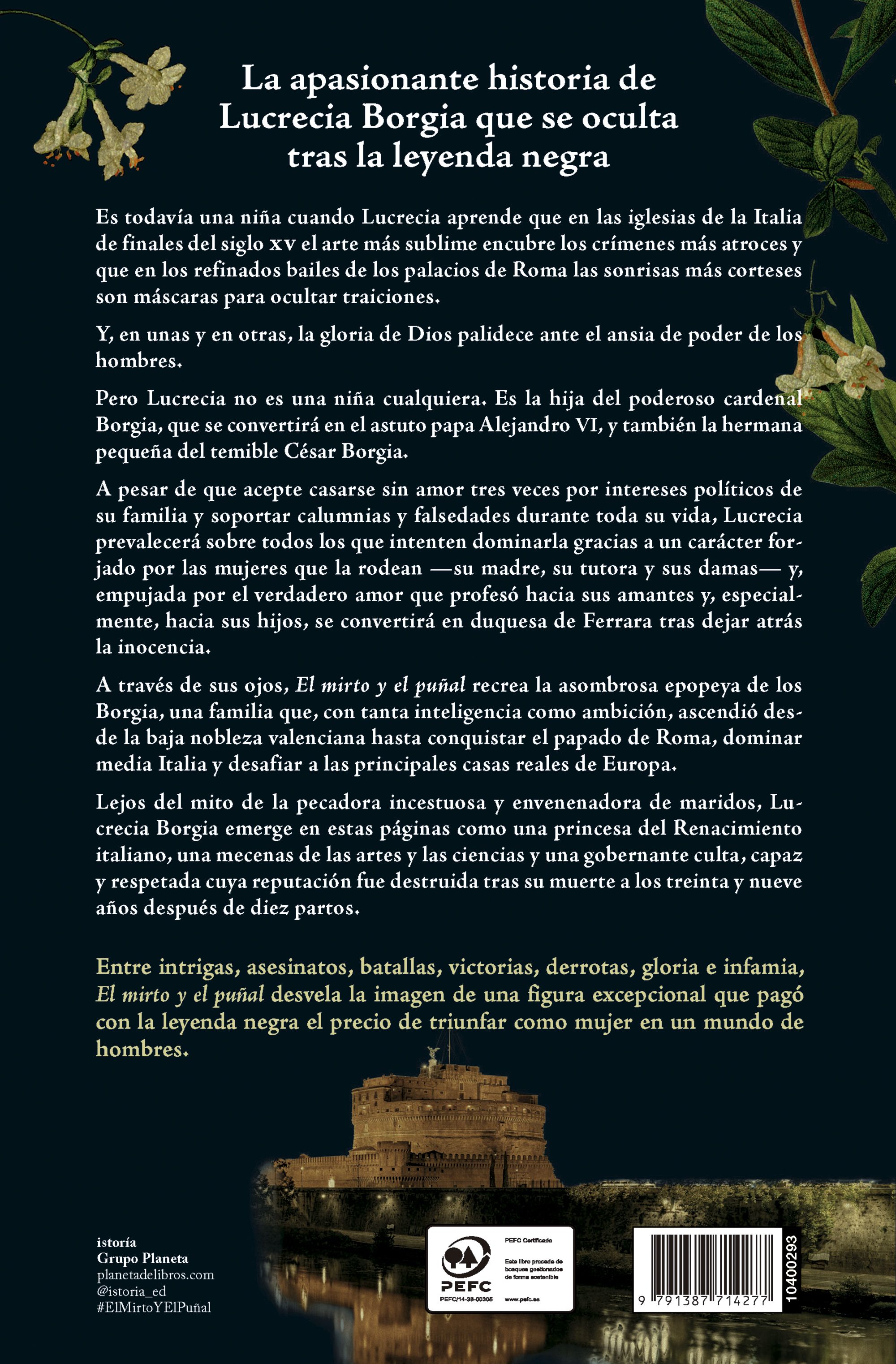 Miniatura contraportada El mirto y el puñal