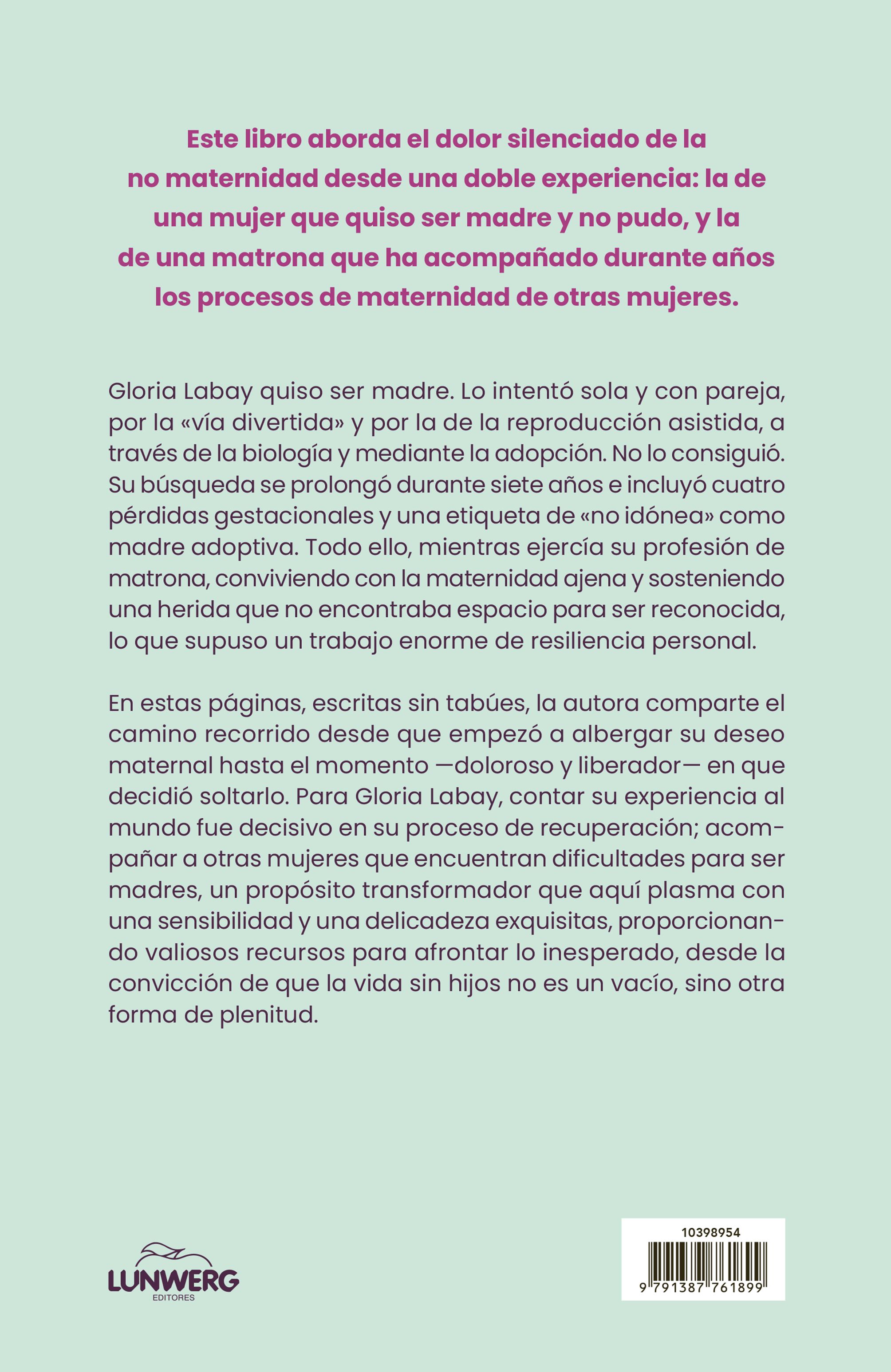 Miniatura contraportada Ser sin ser madre