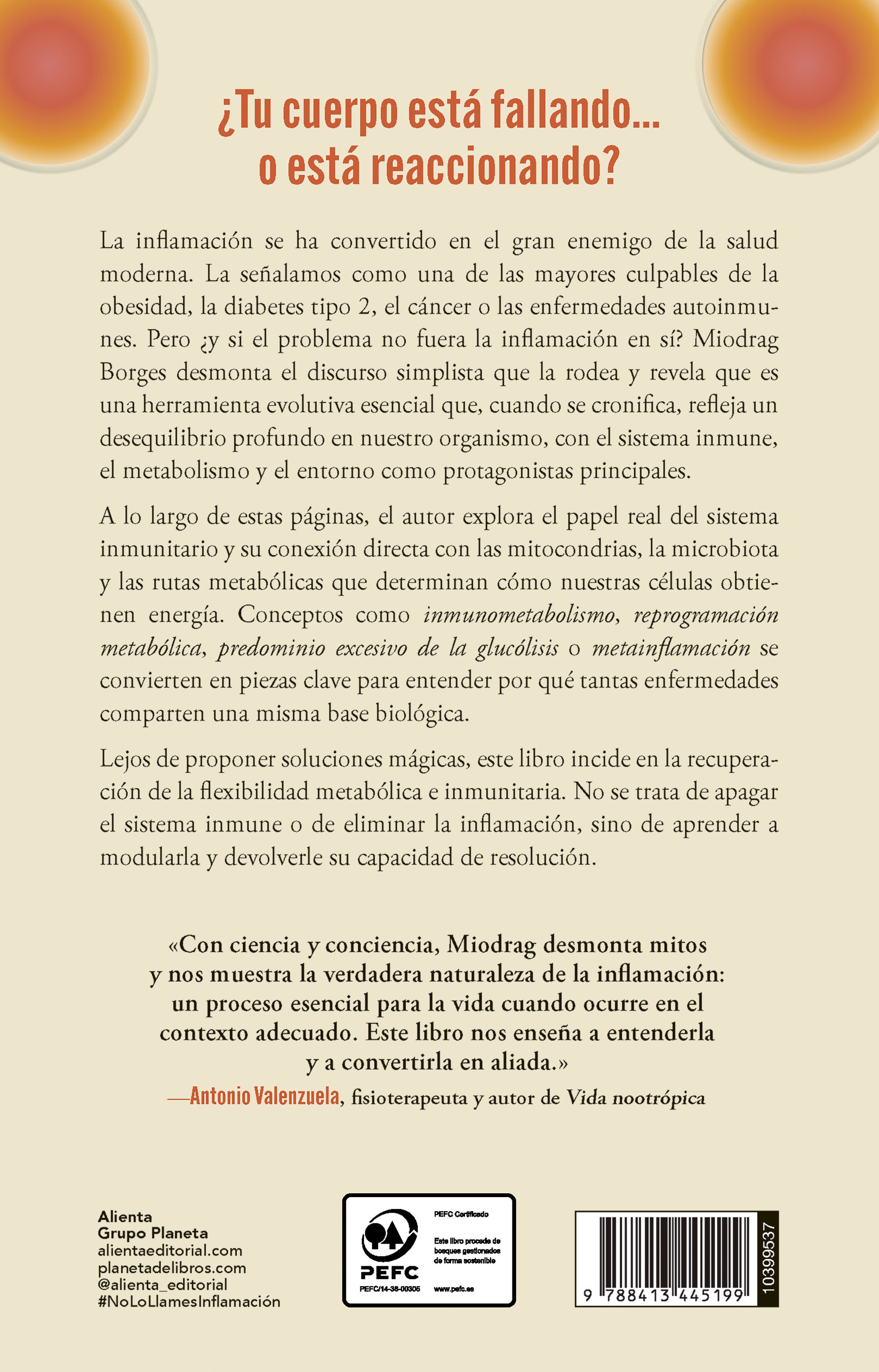 Miniatura contraportada No lo llames inflamación