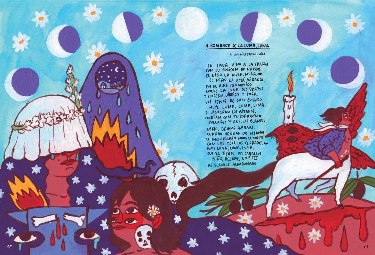 Portada Romancero gitano (edición especial con cantos tintados) 1