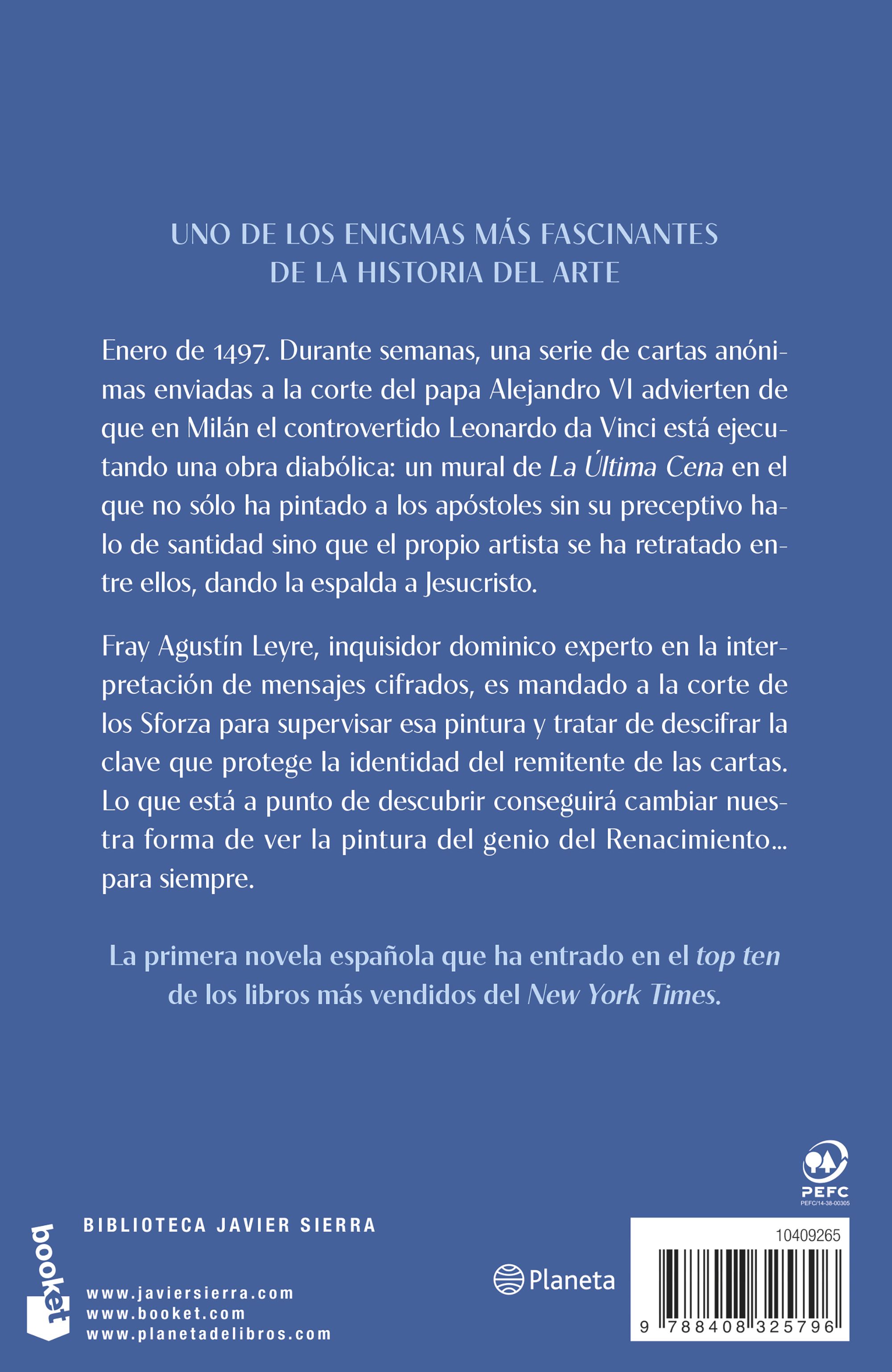 Miniatura contraportada La cena secreta