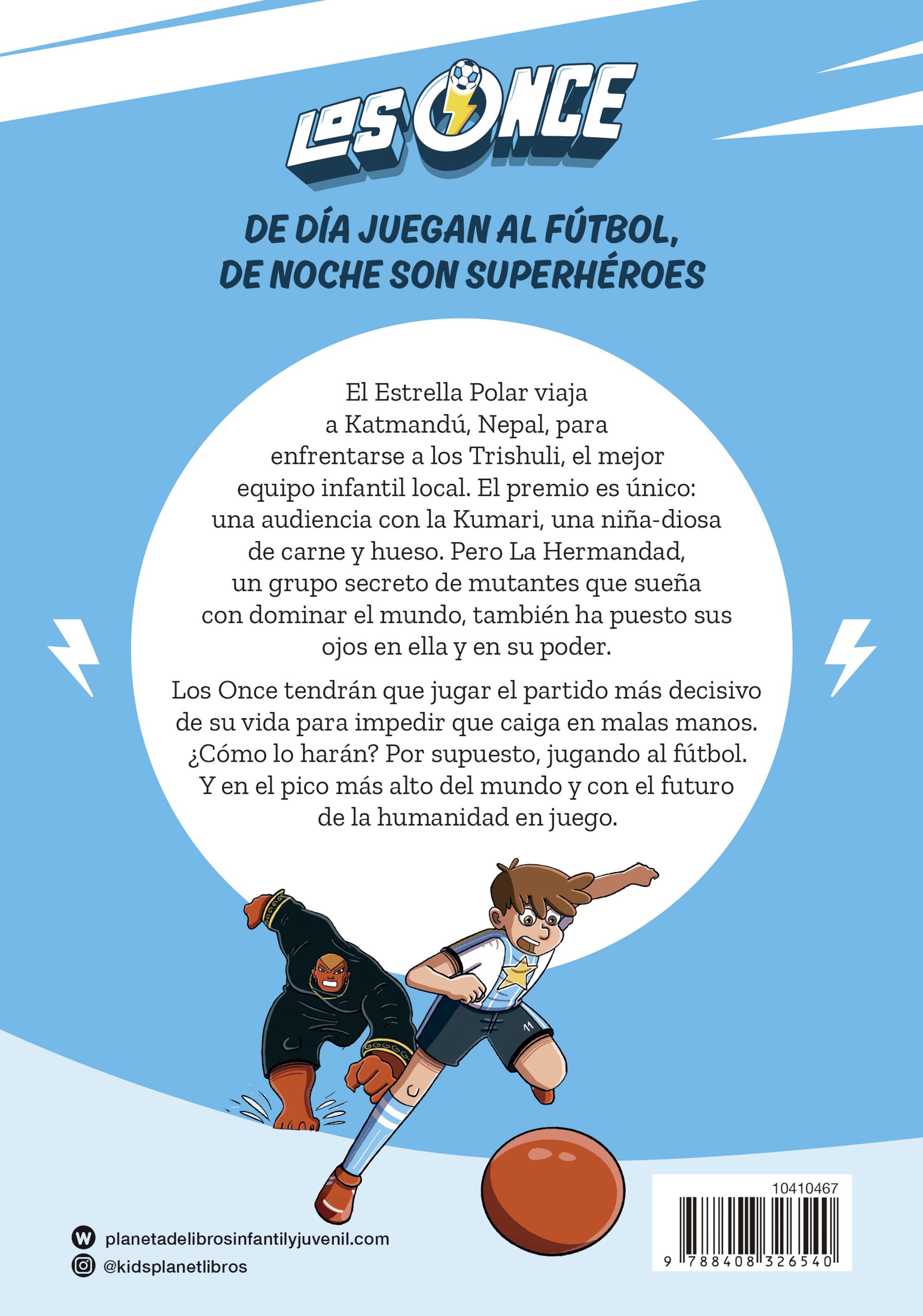 Miniatura contraportada Los Once 12. El partido decisivo: rumbo al Himalaya