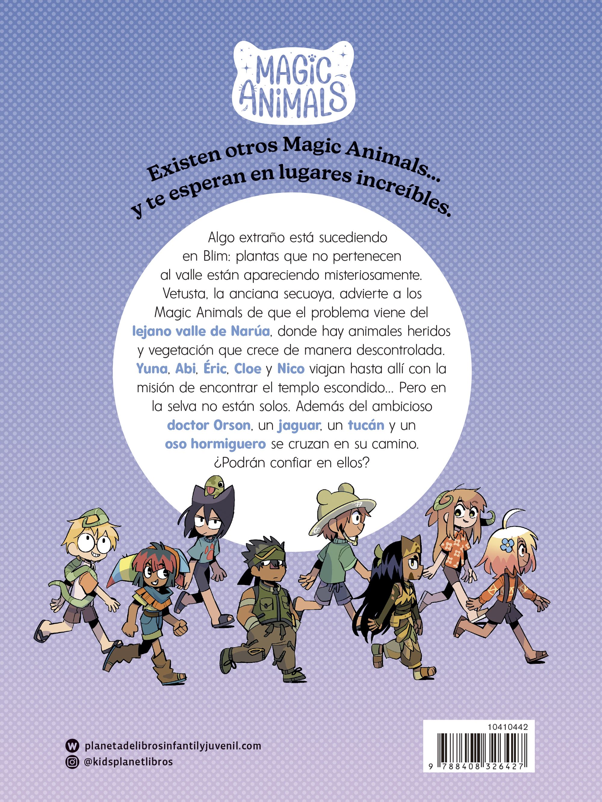 Miniatura contraportada Magic Animals. Misiones especiales 2. El templo escondido