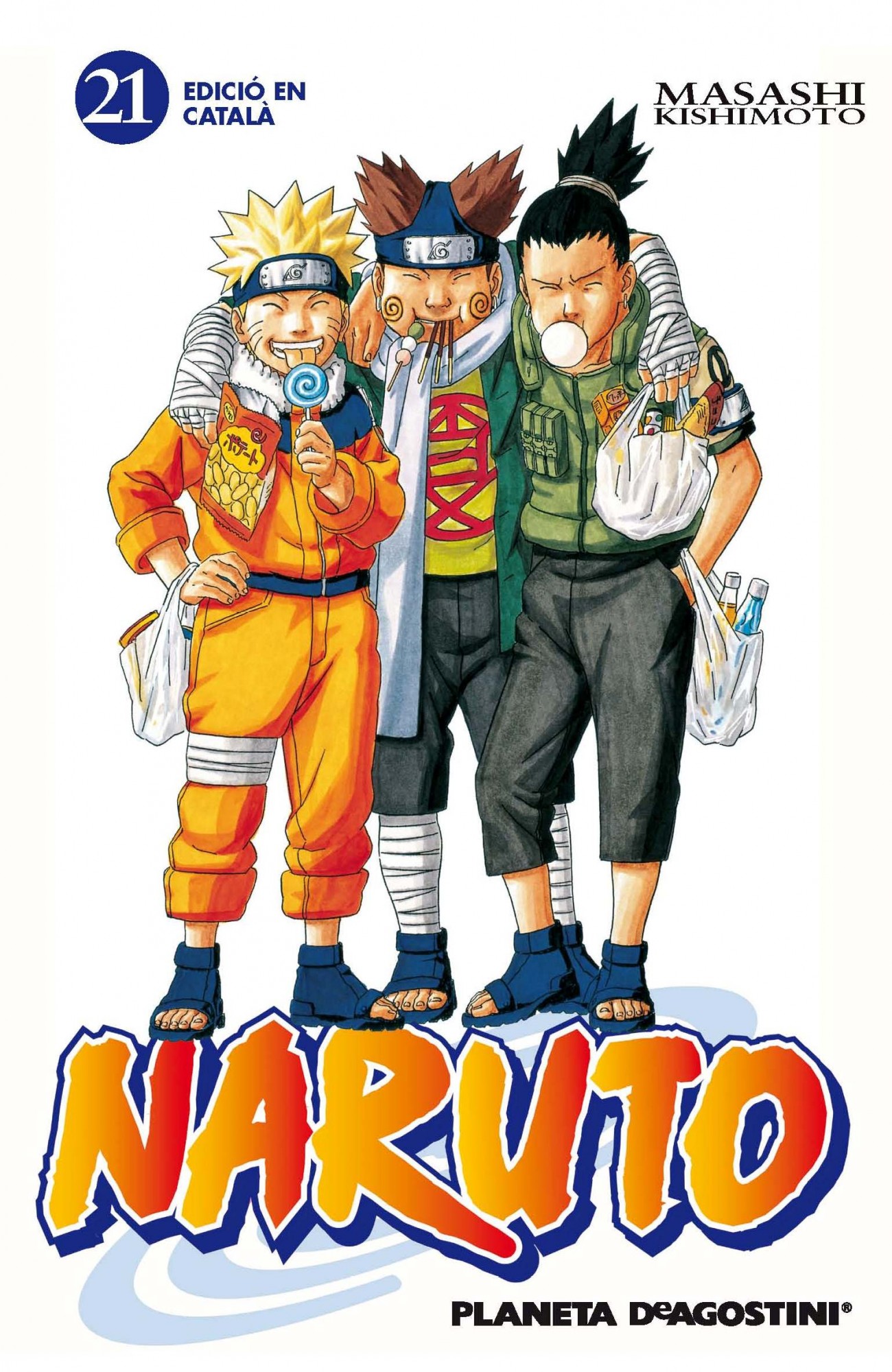 Portada Naruto Català n. 21/72