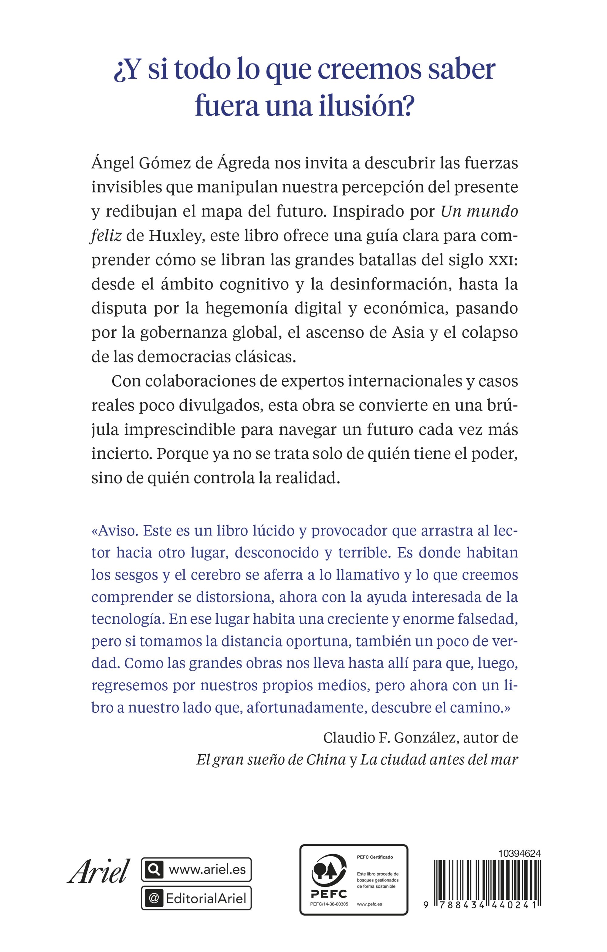 Miniatura contraportada Un mundo falaz