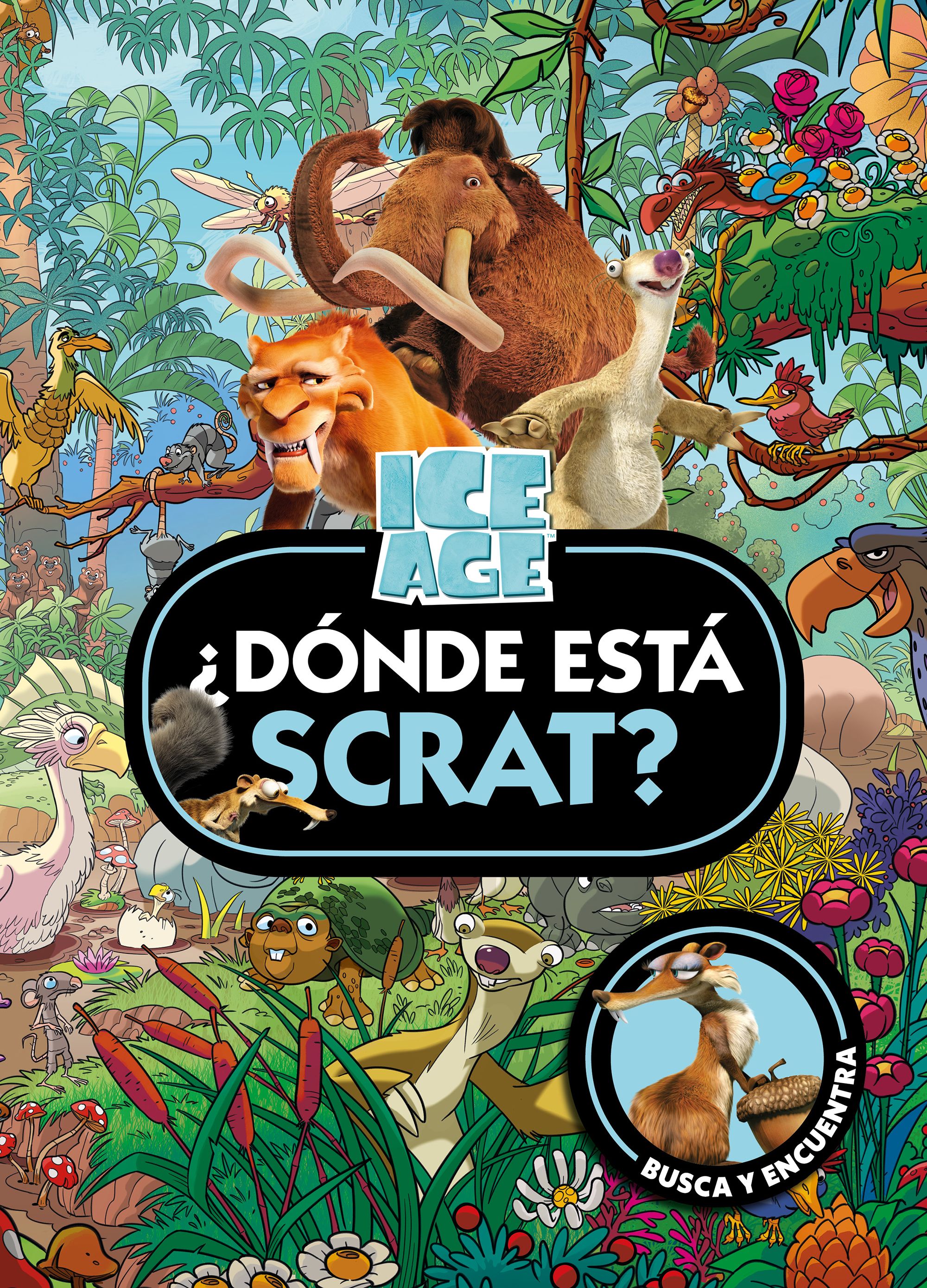 Portada Ice Age. ¿Dónde está Scrat?